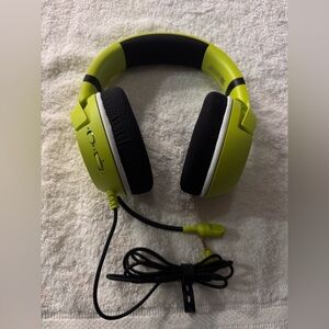 Lime Green Over-Ear Headphones